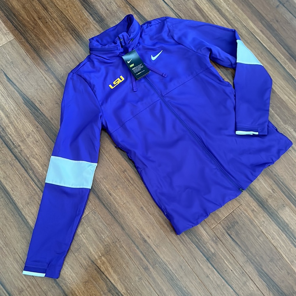 Women’s Nike DRI-FIT LSU Tigers Full Zip Practice Jacket - Brand New With Tags! - Picture 2 of 13